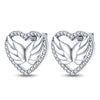 Silver Star Moon Heart Shape Earrings Jewelry Versatile Hoop Earrings For Women Jewelry Birthday Party Gifts - Image 47