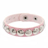 Gothic Punk Star Spikes Rivet Skull Studded Bracelet Black White Pu Leather Bracelets for Men Women Jewelry Accessories - Image 7