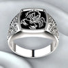 Personality Hollow Flower Scorpion Ring For Men Jewelry Ring Male Index Finger Accessories Many Size - Image 2