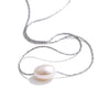 Basic Style Jewelry Natural Freshwater Pearl Pendant Necklace Stainless Steel Chic Jewelry Gift - Image 7