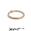 62mm Stainless Steel Double Layer Round Stacking Bracelet Bangle Stainless Steel Zirconia Minimalist Jewelry - Image 1