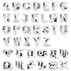 Silver Charms Beads 12 Zodiac A-Z Letters Virgo Aries Fit Bracelets Necklaces Jewelry For Women - Image 1