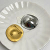 Greatera Women's Brooch Irregular Folded Round Metal Pins Gold Silver Color Brooches Accessories Party Jewelry Gift - Image 5