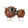 Classic Enamel Two Sheep Brooches for Women Animal Pins Friends Party Gifts Jewellery Accessories - Image 4