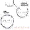 2/6PCS Seamless 316L Stainless Steel Classic Nose Rings for Men and Women Hoop Earrings Septum Helix Tragus Ear Piercing Jewelry - Image 5