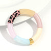 Chunky Acrylic Bead Stretch Bracelet in Multicolor Designs - Image 26