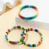 Colorful Acrylic Bead Bangle Set in Multiple Designs - Image 23
