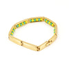 GD Religious Stainless Steel South Africa Bracelet Green And Yellow Color Orula Hidden Bracelet Yellow Beads Unisex Bangle - Image 4