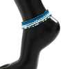5pcs/set Boho Anklet Multi-layer Colorful Beads Chain Ankle Summer Bracelet Charm Sandals Barefoot Beach Foot Bridal Jewelry - Image 3