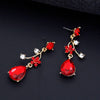Elegant Collar 2 Pcs Sets Flower Necklace and Earrings for Women Jewelry Set Bridal Wedding Choker Necklace Set - Image 5