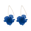 1Pair Designs Multicolored Resin Flower Long Earrings Bohemia Handmade Petal Dangle Earrings For Women Gift - Image 9