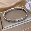 Five Layer Stainless Steel Chain Bracelet with Two Tone Links and 10 mm Width - Image 15