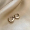 Stainless Steel 1 Pair Minimalist Huggie Hoop Earrings For Women Gold Color Tiny Round Circle 6/10/12mm Punk Unisex Rock Earring - Image 8