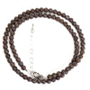 4mm Stone Round Beads Adjustable Necklace Agate Opal Tigers Eye Quartz Crystal Labradorite Charm Necklace Women Jewelry - Image 16