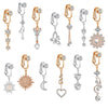 Faux Fake Belly Butterfly Fake Belly Piercing Heart Clip On Umbilical Navel Fake Pircing Moon Star Leaves Cartilage Earring Clip - Image 5
