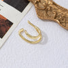 Double Circle Ear Cuff No Piercing Faux Earring - Image 4