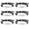 Cross Jesus Scripture Quote Bracelet Christian Bible Verse Engraved Letters Stainless Steel Bracelets Braided Rope Wristband - Image 2