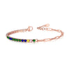 Paper Clip Chain Tennis Bracelet for Women Colorful 2.5mm Zircon Charm Bracelet Hand Chain Y2K Accessories Gift Jewelry - Image 14
