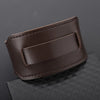 Classic Men Wide PU Leather Bracelet Black Brown Wide Cuff Bracelets Bangles Vintage Punk Wristband Men Jewelry Gift - Image 4