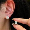 Environmentally Friendly Brass Marquise Zirconia Hoop Earring For Women Minimalist Gold Plated Pear Earring - Image 2
