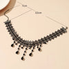 1 Px Ladies Black Lace Crystal Color Flower Necklace Beach Travel Holiday Classic Personalized JewelryEvening D - Image 6