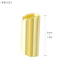 〔 〕1pc Simple Long Tube Geometric Stainless Steel Ear Clip Men Women Non Piercing Ear Cuff Jewelry Daily Wear Style - Image 4
