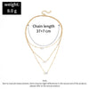 Zircon Pendant Necklace For Women Multilayer Chain Choker Female Party Shiny Jewelry Gift - Image 2