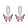 Silver Butterfly Fluttering Insect Earrings Jewelry Drop Earrings Jewelry Party Anniversary Gifts - Image 23