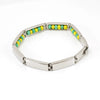 GD Religious Stainless Steel South Africa Bracelet Green And Yellow Color Orula Hidden Bracelet Yellow Beads Unisex Bangle - Image 5