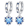 Women's Silver Snowflake Christmas Sparkling Zircon Winter Earrings Fit For Engagement Parties Jewelry - Image 18