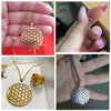 Flower of Life Sacred Geometry Necklace Stainless Steel Mandala Neck Chain Women Men Vintage Universal Spiritual Jewelry - Image 2