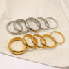 Stainless Steel Texture Flex Snake Chain Cuff Bracelet Retro Elasticity Thick Metal Polish Gold Plated Bangle - Image 5