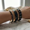 Vintage Punk Black Dripping Oil Metal Enamel Bangles For Women Geometric Wide Chunky Cuff Bracelets Party Aesthetic Jewelry - Image 3