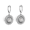 Green White Color Crystal Zircon Hoop Earrings For Women Stainless Steel Heart Square Leaf Shape Pendant Earring Gifts - Image 16
