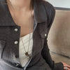 Spotted Tiger Eye Stone Irregular Pendant Necklace for Women Long Chain Girls Charm Aesthetic Jewelry Accessories - Image 6