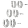 Twisted Hoop Earrings in Gold-Tone or Silver-Tone - Image 13