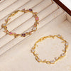 Leaf Branch Bracelet with Cubic Zirconia Details in Gold-Tone or Silver-Tone - Image 17