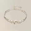 Elegant Crystal Flowers Bracelet For Women Y2K Sweet Moon Cherry Blossom Bow Zircon Bracelets Jewelry Gift - Image 12