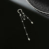 Korean Temperament Imitation Pearl Metal Chain Long Tassel C Shaped No Ear Holes Earbone Clip for Women Clip Earrings Jewelry - Image 4