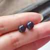 8mm Green Ball Earrings for Women Tiger Eye Beads Stone Dangle Long Lady Stud Earrings Jewelry - Image 9