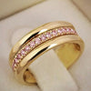 Micro Pave Cubic Zirconia Band Ring in Gold-Tone Silver-Tone and Rose Gold-Tone - Image 6