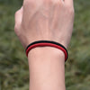 Stylish Stainless Steel Red Rope Bracelet Unisex Sliding Adjustable Milan Handmade Cord Braslet Leisure Student Daily Hand - Image 2