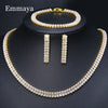 Noble Cubic Zircon Jewelry Set Bridal Wedding Party For Female Fascinating Dress-Up Geometry Shape Elegant Ornament - Image 10