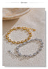 Heart Cubic Zirconia Shiny Bracelet Bangle Stainless Steel Jewelry Casting Technology Holiday Gifts - Image 13
