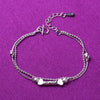 Silver Color Stamp Anklets For Women Foot Leg Chain Link Bracelet Double Layers Beach Accessories Jewelry - Image 78
