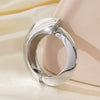 Exaggerated Silver Color Wide Geometric Irregular Cuff Bangles Women Punk Spring Open Bangle Bracelets Chunky Statement Jewelry - Image 18