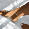Silver Color Snake Chain Anklet for Women Beach Chain Ankle Gifts Stainless Steel Not Allergic Men's Blade Chain Wholesal - Image 5
