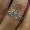 Simple Elegant Round/Square CZ Rings for Women Silver Color Engagement Wedding Party Female Ring Jewelry - Image 14