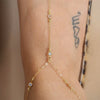 Crystal Toe Chain Personality Gold Color Chain Fingering Together Anklets for Women Charm Jewelry Accessory Gifts - Image 2