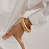 PuRui Exaggerated Heavy Metal Chunky Wide Cuff Bangles for Women Punk Geometric Spring Arm Bracelets Men Jewelry Steampunk - Image 9